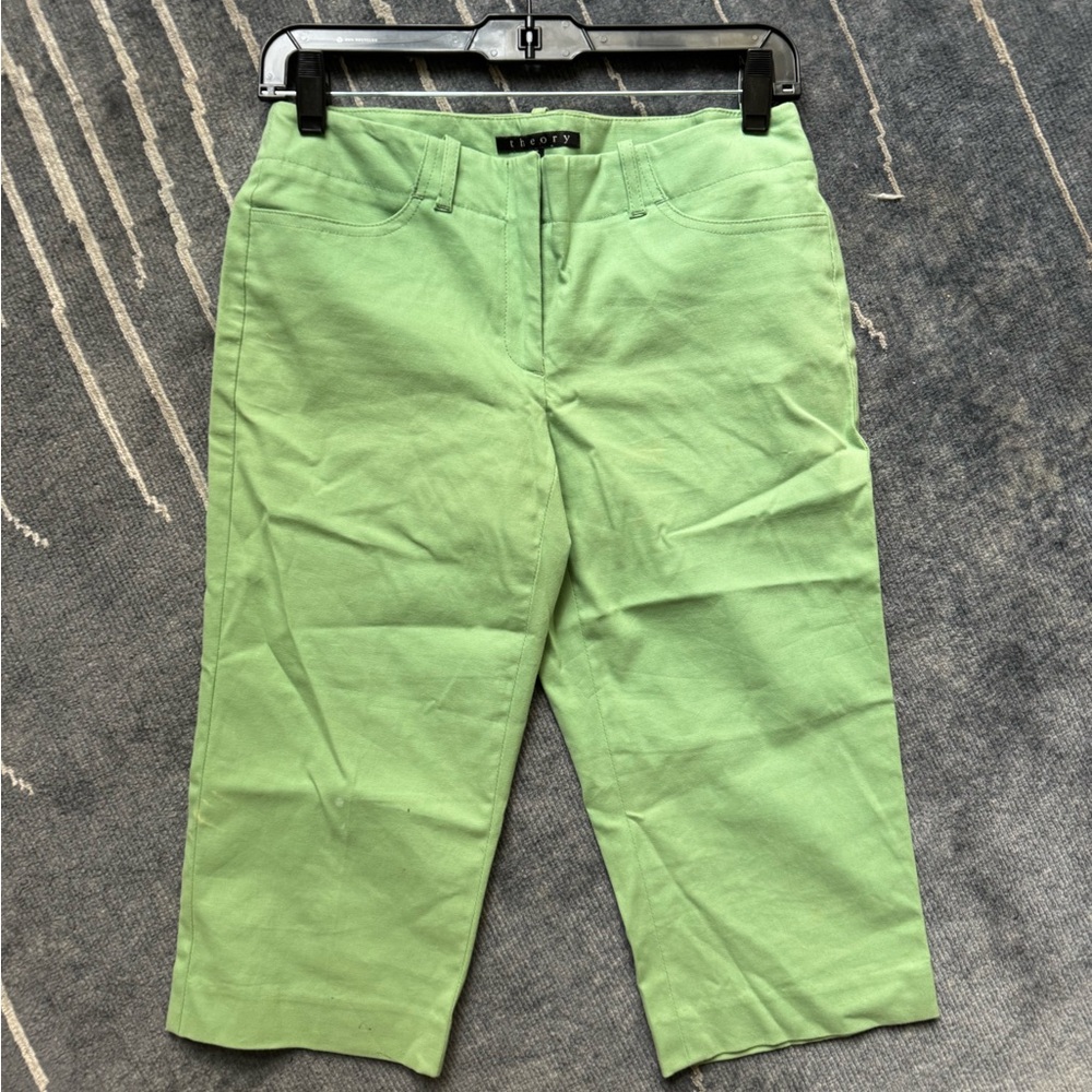 Vintage green capri shorts